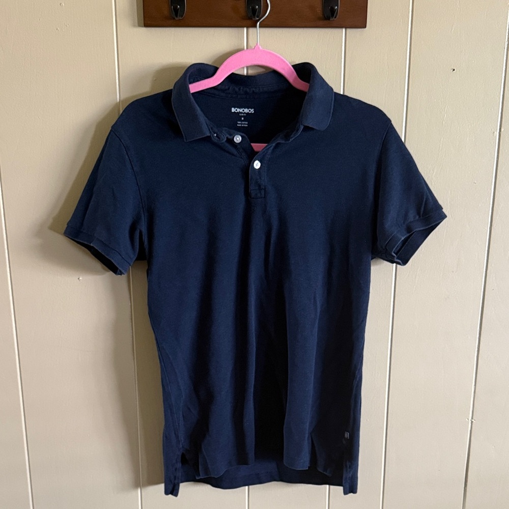 Bonobos Dark Blue Polo Shirt
